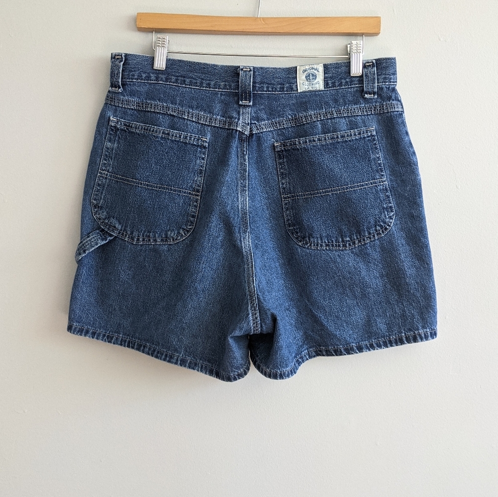 RIDERS BY LEE Vtg Denim Carpenter Shorts